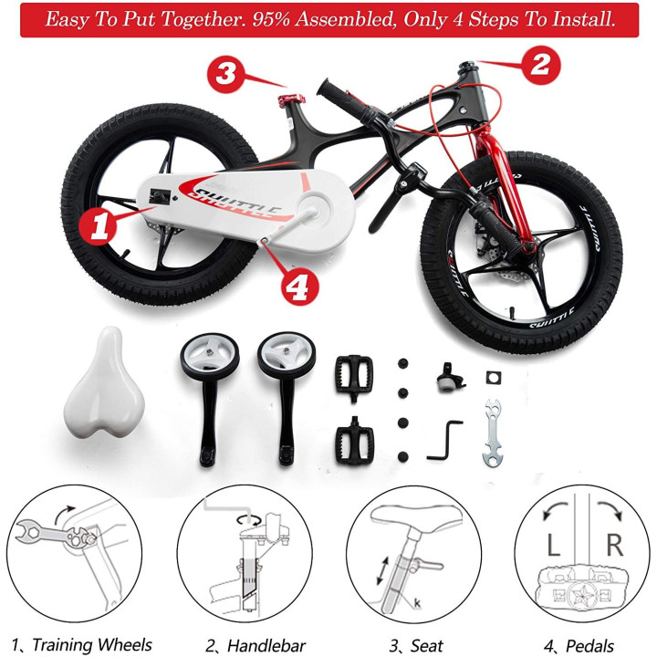 Bicicleta Royal Baby Space Shuttle 16 Black