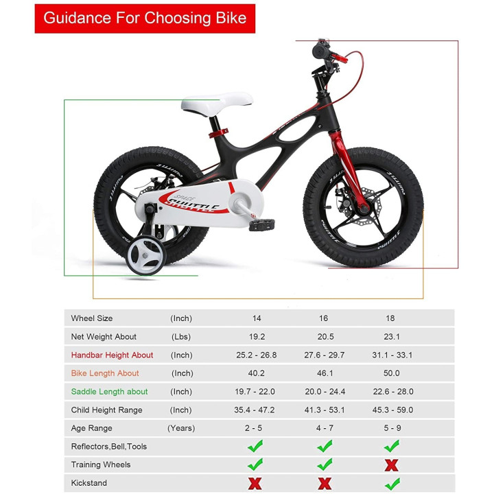 Bicicleta Royal Baby Space Shuttle 16 Black