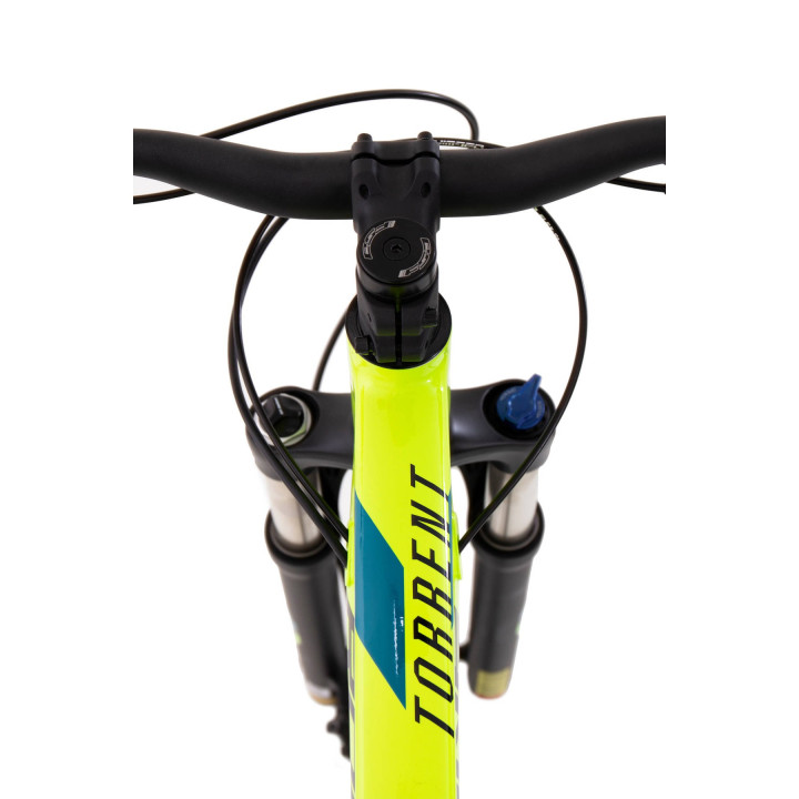 Bicicleta Rock Machine Torrent 20-29 29 Gloss Radioactive Yellow /Black/Petrol Blue 23.0 - (XXL)