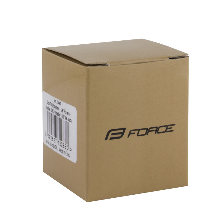 Cuvete Force threaded 1 1/8 Fe, negru