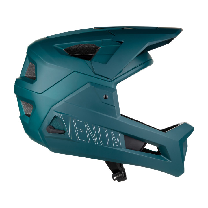 Casca Force VENOM downhill, turcoaz, S-M