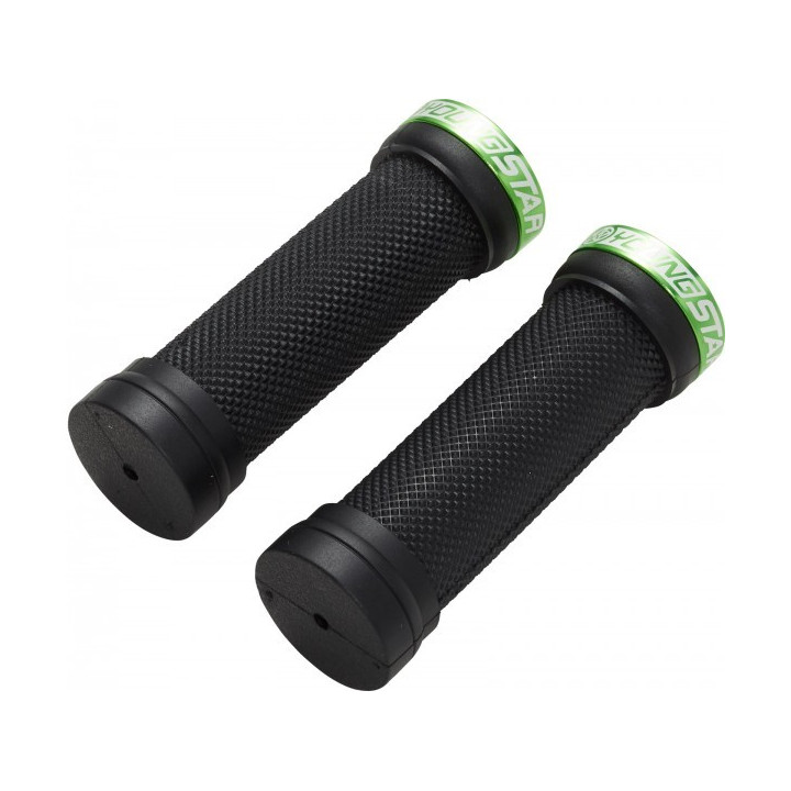 Mansoane Reverse Youngstar Lock-on 98/28mm negru/verde