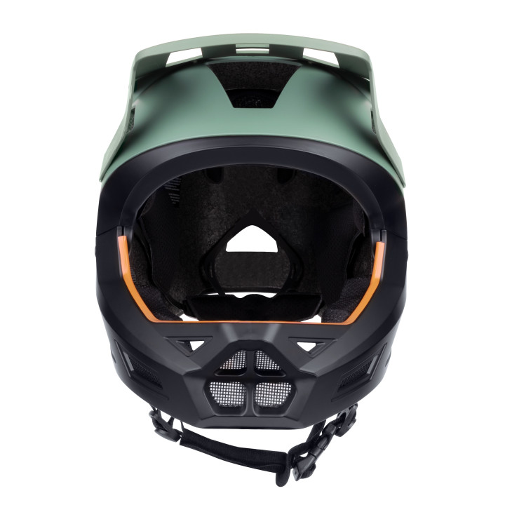 Casca Force DROP downhill, verde-negru S-M