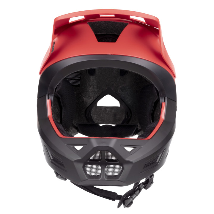 Casca Force DROP downhill, rosu-negru L-XL