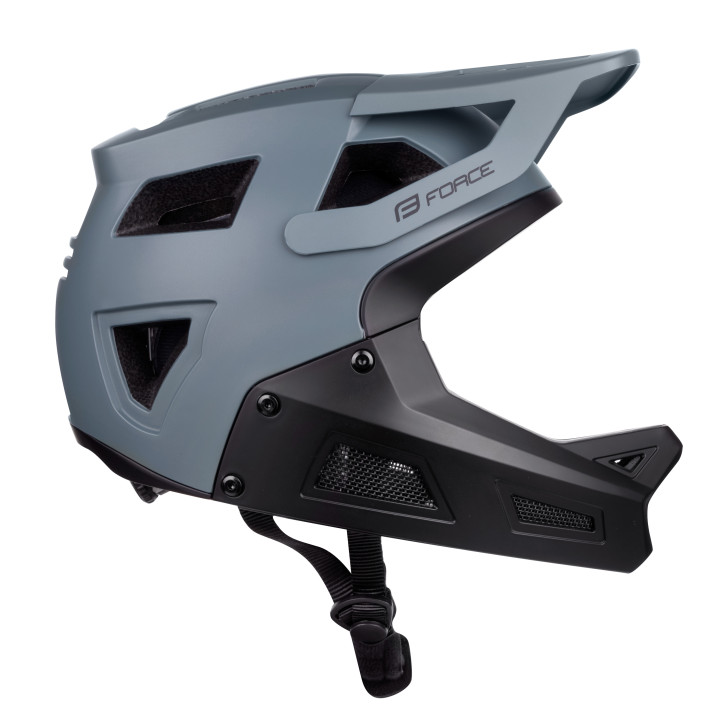 Casca Force DROP downhill, gri-negru S-M